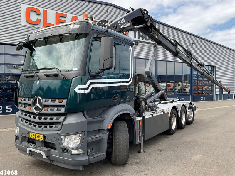 Mercedes-Benz Arocs 3251 8x4 Euro 6 Hiab 28 Tonmeter laadkraan - Крюковой мультилифт, Автоманипулятор: фото 1 Mercedes-Benz Arocs 3251 8x4 Euro 6 Hiab 28 Tonmeter laadkraan - Крюковой мультилифт, Автоманипулятор: фото 1