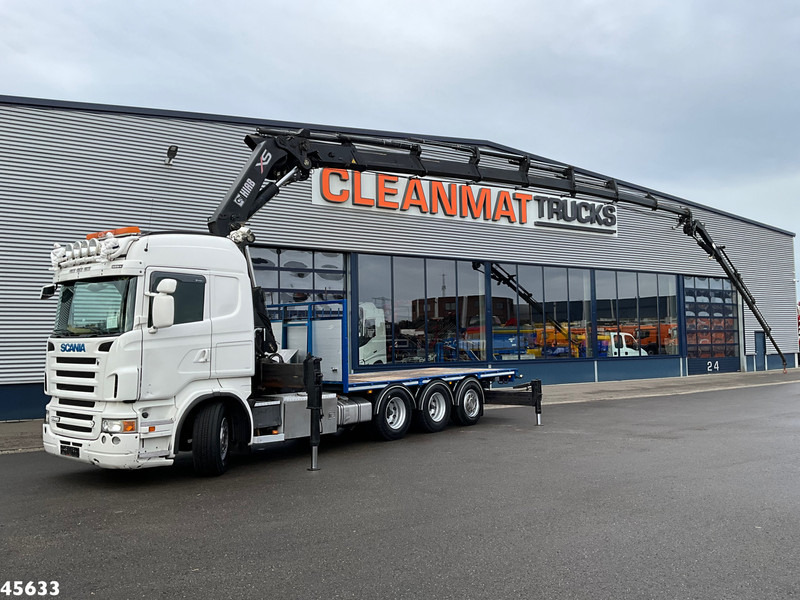 Scania R 560 V8 8x4 Retarder Hiab 47 Tonmeter laadkraan + Fly-Jib! - Автоманипулятор: фото 1 Scania R 560 V8 8x4 Retarder Hiab 47 Tonmeter laadkraan + Fly-Jib! - Автоманипулятор: фото 1