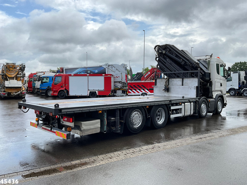 Scania R490 8x2 Euro 6 Retarder HMF 85 Tonmeter laadkraan + Fly-jib - Автоманипулятор: фото 5 Scania R490 8x2 Euro 6 Retarder HMF 85 Tonmeter laadkraan + Fly-jib - Автоманипулятор: фото 5