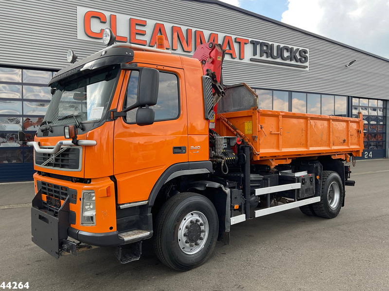 Volvo FM 340 4x4 Palfinger 10 Tonmeter laadkraan Manual Full steel - Самосвал, Автоманипулятор: фото 2 Volvo FM 340 4x4 Palfinger 10 Tonmeter laadkraan Manual Full steel - Самосвал, Автоманипулятор: фото 2