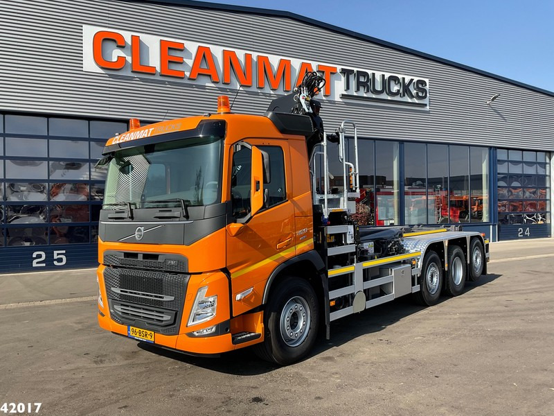 Крюковой мультилифт, Автоманипулятор Volvo FM 420 8x2 HMF 28 Tonmeter laadkraan: фото 6