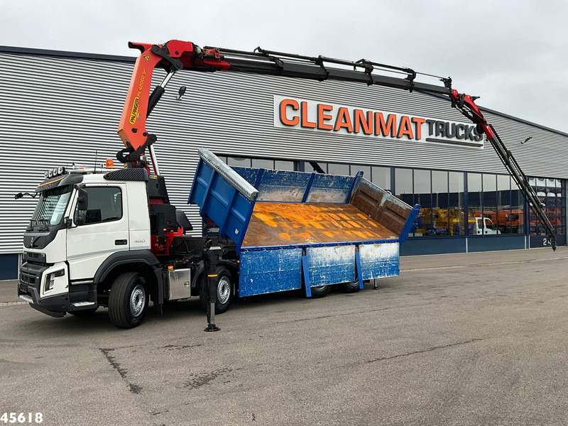 Volvo FMX 460 8x4 Euro 6 Palfinger 42 Tonmeter laadkraan + Fly-Jib! - Самосвал, Автоманипулятор: фото 1 Volvo FMX 460 8x4 Euro 6 Palfinger 42 Tonmeter laadkraan + Fly-Jib! - Самосвал, Автоманипулятор: фото 1