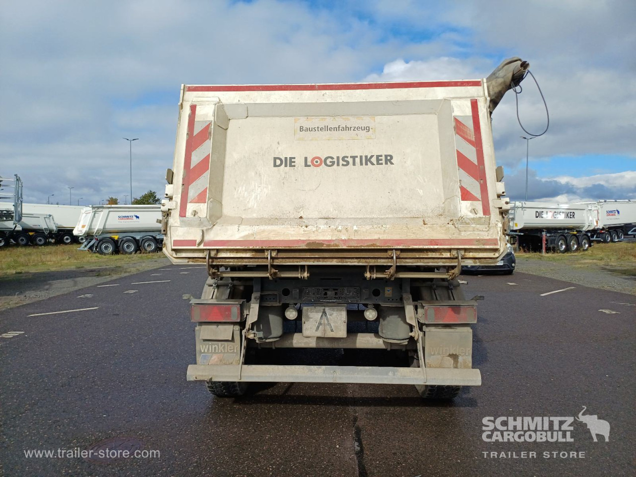 Самосвальный полуприцеп SCHMITZ Auflieger Kipper Alukastenmulde 24m³: фото 8