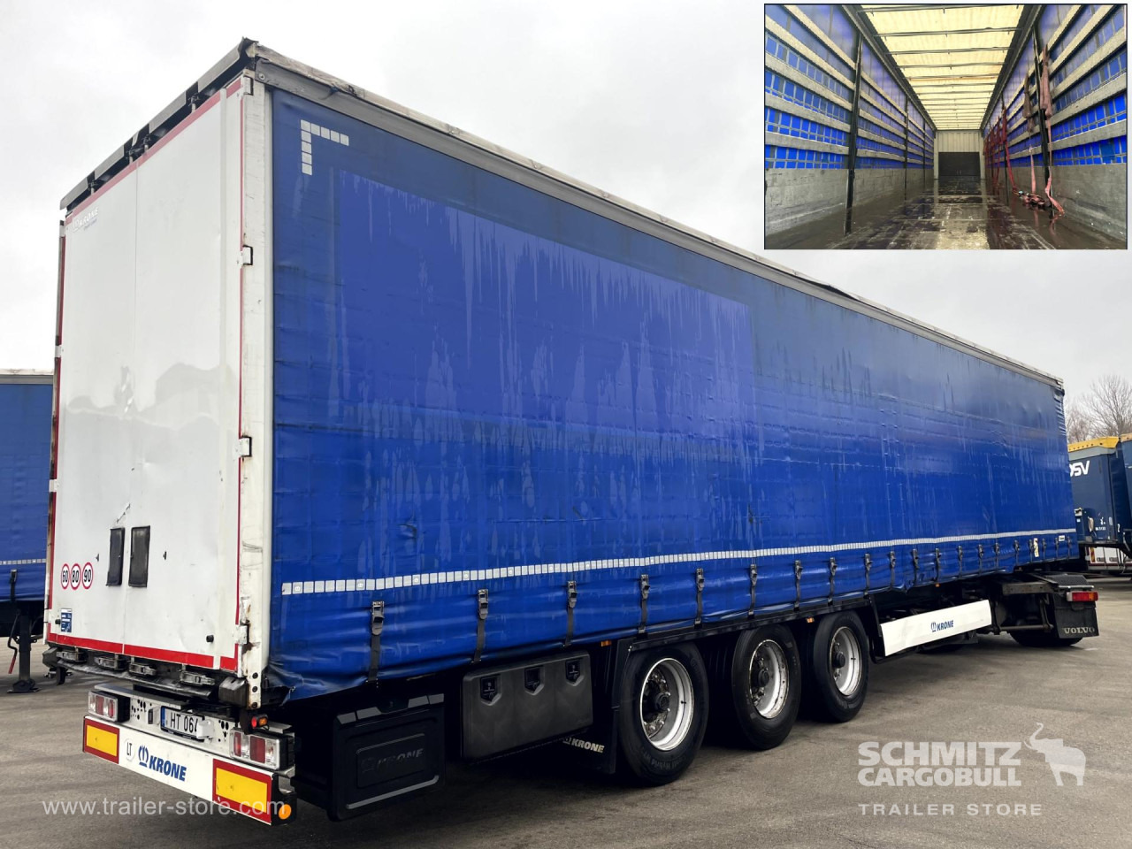 KRONE Curtainsider Dropside - Тентованный полуприцеп: фото 1 KRONE Curtainsider Dropside - Тентованный полуприцеп: фото 1