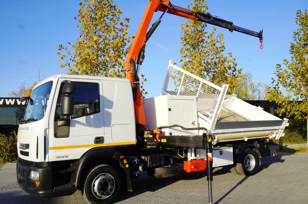 IVECO Eurocargo 120E18 Crane Palfinger / 3-way tipper / sleeper cab - Грузовик бортовой/ Платформа, Автоманипулятор: фото 3 IVECO Eurocargo 120E18 Crane Palfinger / 3-way tipper / sleeper cab - Грузовик бортовой/ Платформа, Автоманипулятор: фото 3