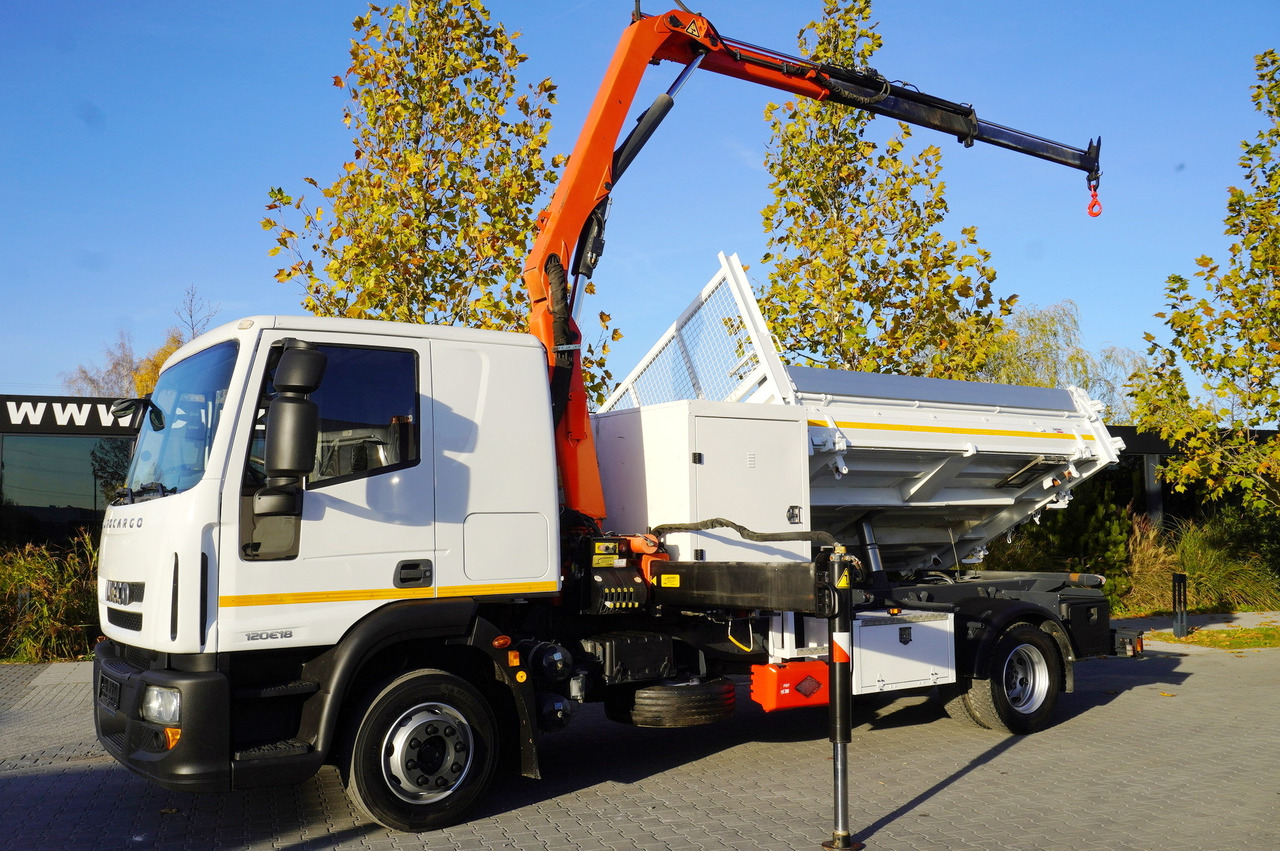 IVECO Eurocargo 120E18 Crane Palfinger / 3-way tipper / sleeper cab - Грузовик бортовой/ Платформа, Автоманипулятор: фото 2 IVECO Eurocargo 120E18 Crane Palfinger / 3-way tipper / sleeper cab - Грузовик бортовой/ Платформа, Автоманипулятор: фото 2