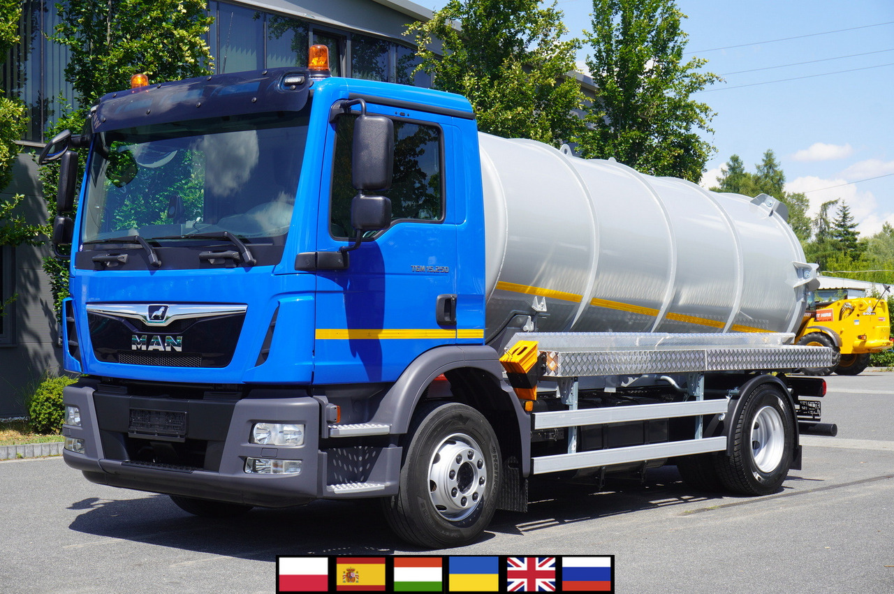 MAN TGM 15.250 / NEW septic tank (07/2025) superstructure 8000 l / 160 tho. km! - Цистерна для жидкого навоза: фото 1 MAN TGM 15.250 / NEW septic tank (07/2025) superstructure 8000 l / 160 tho. km! - Цистерна для жидкого навоза: фото 1