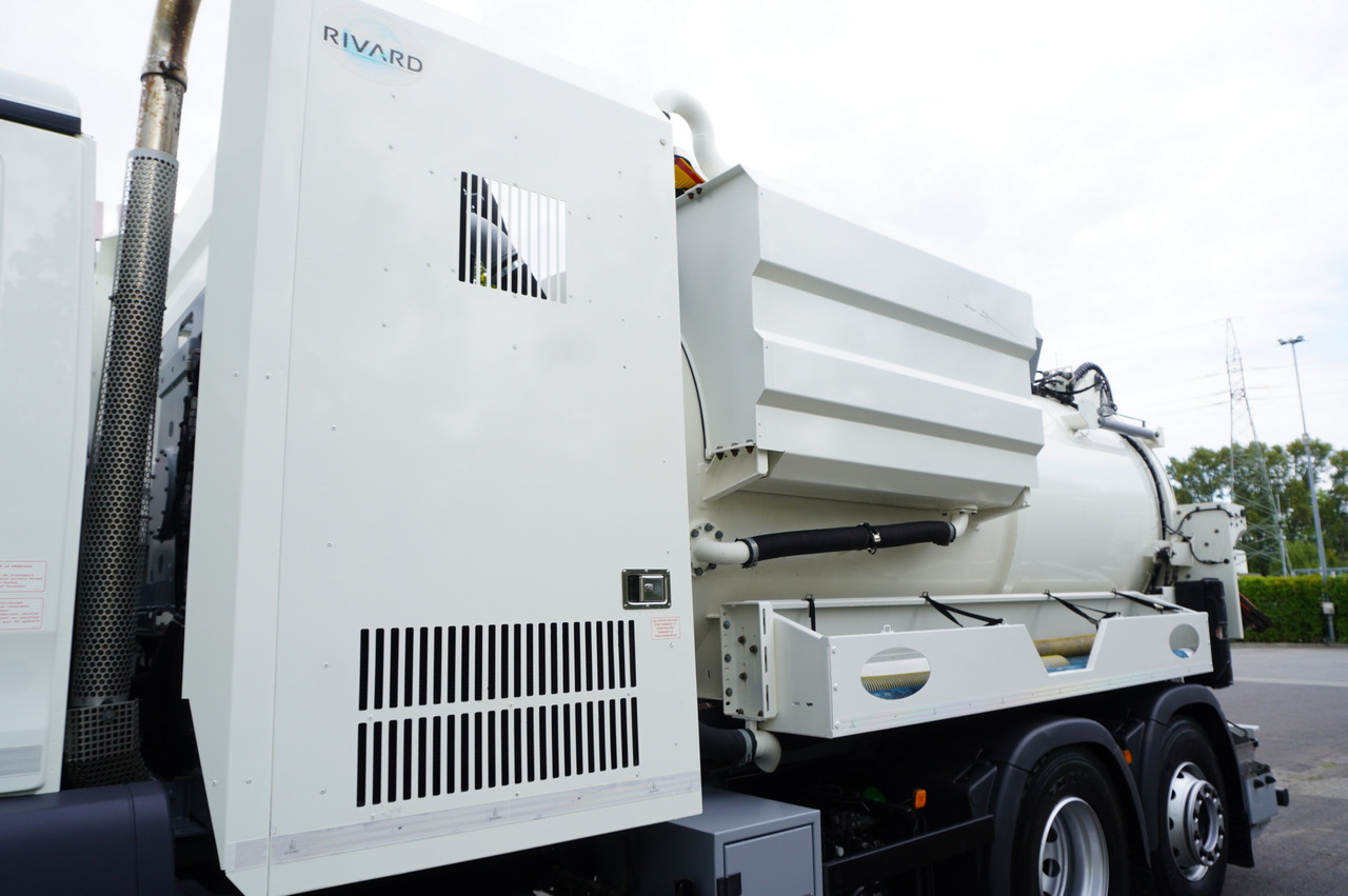 Ассенизатор MAN TGM 26.340 E6 / RIVARD sewage cleaner 11.8 m3 / 170 tho. km / steered axle: фото 11
