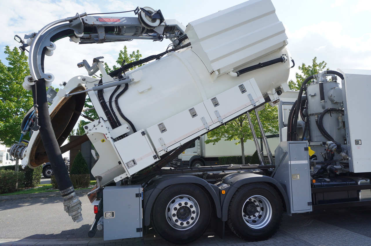 Ассенизатор MAN TGM 26.340 E6 / RIVARD sewage cleaner 11.8 m3 / 170 tho. km / steered axle: фото 14