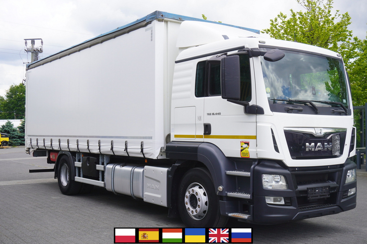 MAN TGS 18.440 / 19 EPAL curtainsider / Sleeper cab - Самосвал: фото 1 MAN TGS 18.440 / 19 EPAL curtainsider / Sleeper cab - Самосвал: фото 1