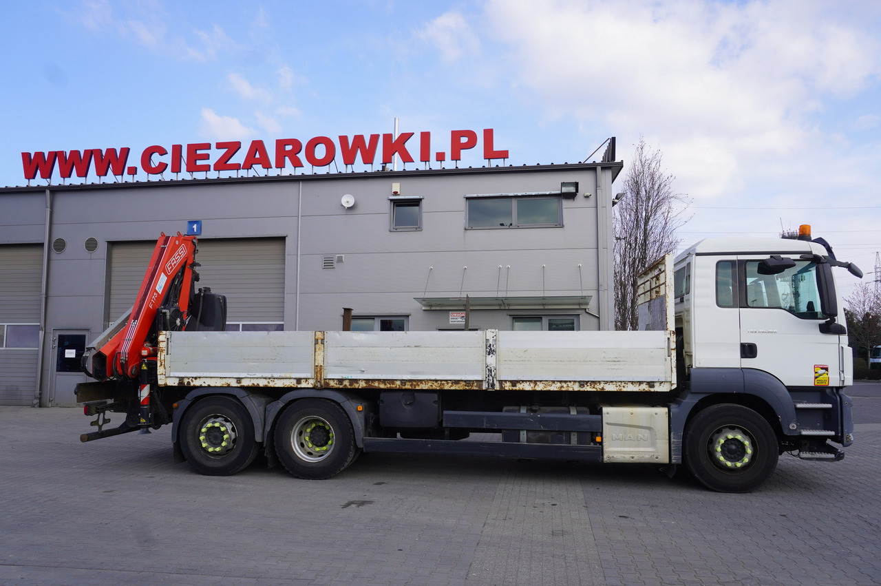MAN TGS 26.360 Flatbed / Fassi F175 7.7 T / steered 3rd axle - Грузовик бортовой/ Платформа, Автоманипулятор: фото 3 MAN TGS 26.360 Flatbed / Fassi F175 7.7 T / steered 3rd axle - Грузовик бортовой/ Платформа, Автоманипулятор: фото 3
