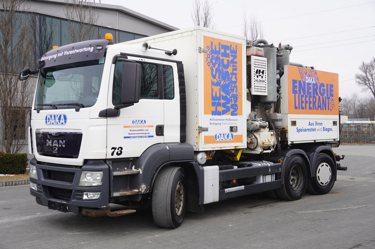 MAN TGS 26.360 / Holzmann Fahrzeugbau HBS 28/120.00 kitchen waste vehicle / Euro 5 - Мусоровоз: фото 1 MAN TGS 26.360 / Holzmann Fahrzeugbau HBS 28/120.00 kitchen waste vehicle / Euro 5 - Мусоровоз: фото 1