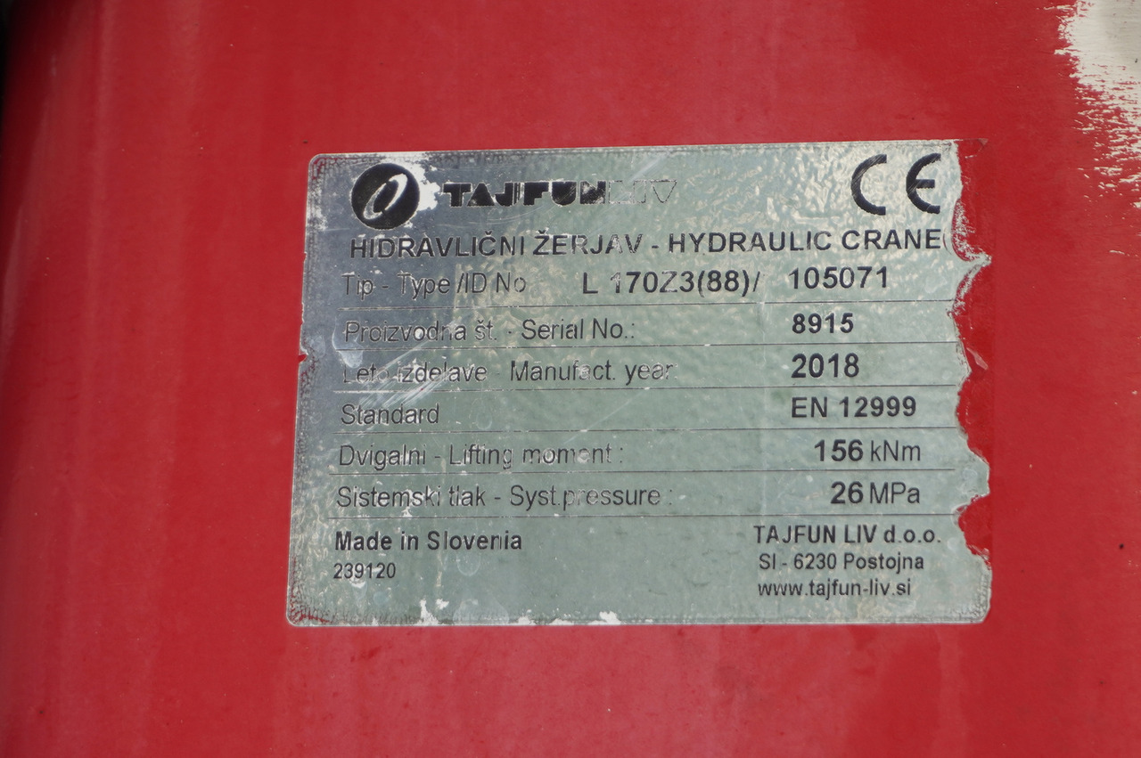 Мусоровоз MERCEDES-BENZ Antos 3240 8x2 / Tajfun 5T crane / Farid Industries garbage truck/ 3 steered axles: фото 24