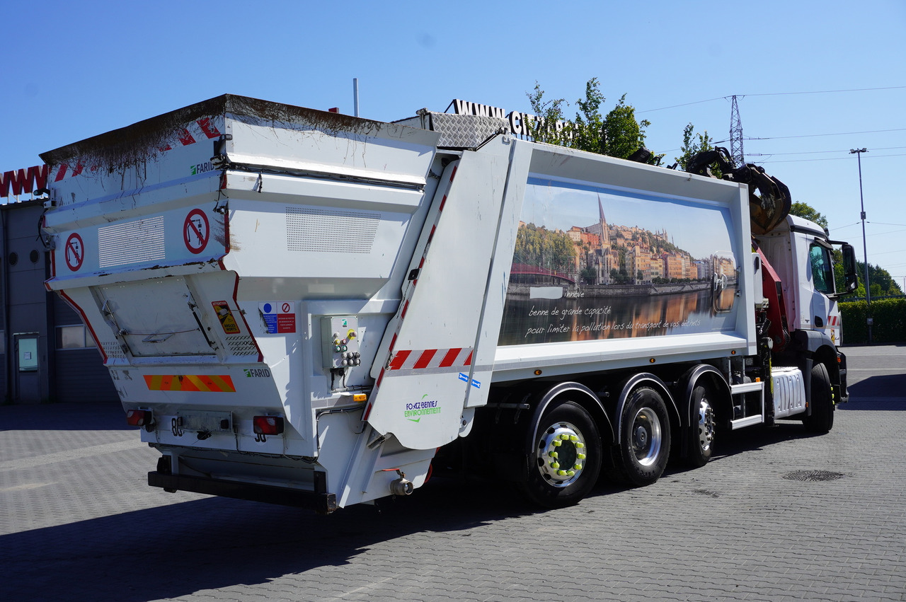 MERCEDES-BENZ Antos 3240 8x2 / Tajfun 5T crane / Farid Industries garbage truck/ 3 steered axles - Ассенизатор: фото 3 MERCEDES-BENZ Antos 3240 8x2 / Tajfun 5T crane / Farid Industries garbage truck/ 3 steered axles - Ассенизатор: фото 3