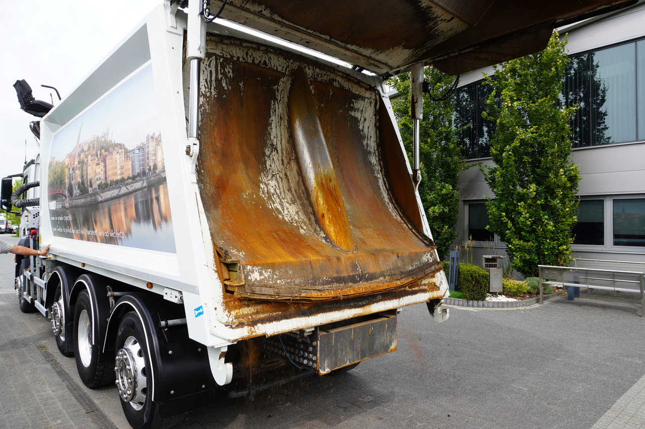 Мусоровоз MERCEDES-BENZ Antos 3240 8x2 / Tajfun 5T crane / Farid Industries garbage truck/ 3 steered axles: фото 29