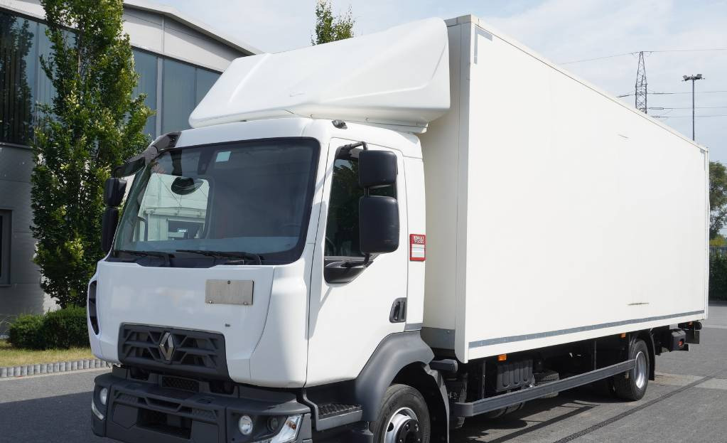 RENAULT D12 E6 / Container 18 pallets / tail lift - Грузовик с закрытым кузовом: фото 1 RENAULT D12 E6 / Container 18 pallets / tail lift - Грузовик с закрытым кузовом: фото 1