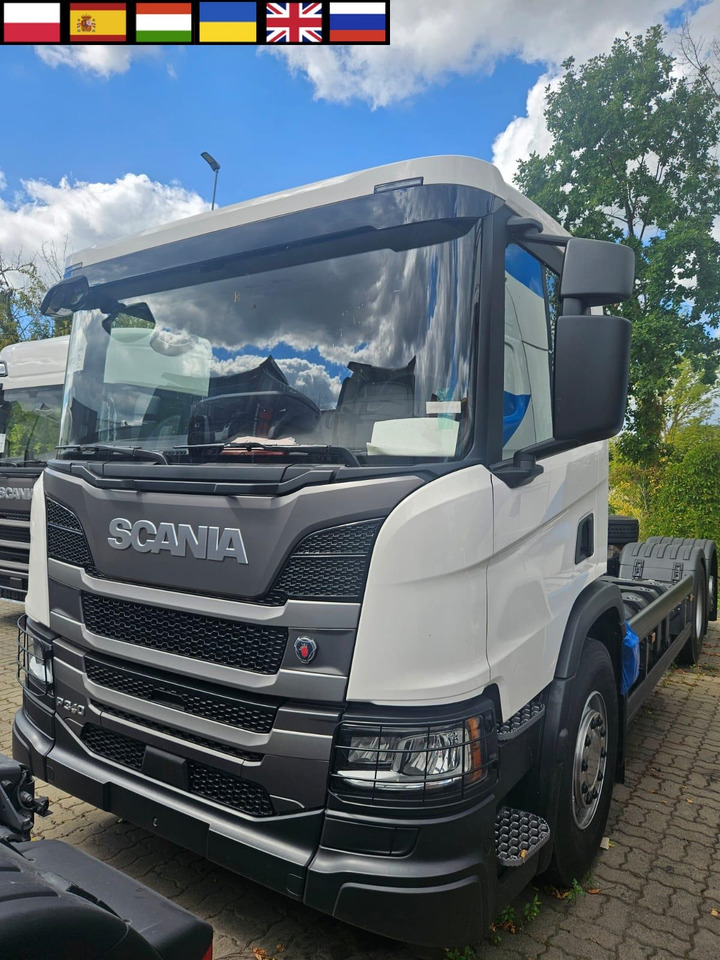 SCANIA P 340 B6x2*4NA / chassis frame / steering axle / CNG - Грузовик-шасси: фото 1 SCANIA P 340 B6x2*4NA / chassis frame / steering axle / CNG - Грузовик-шасси: фото 1
