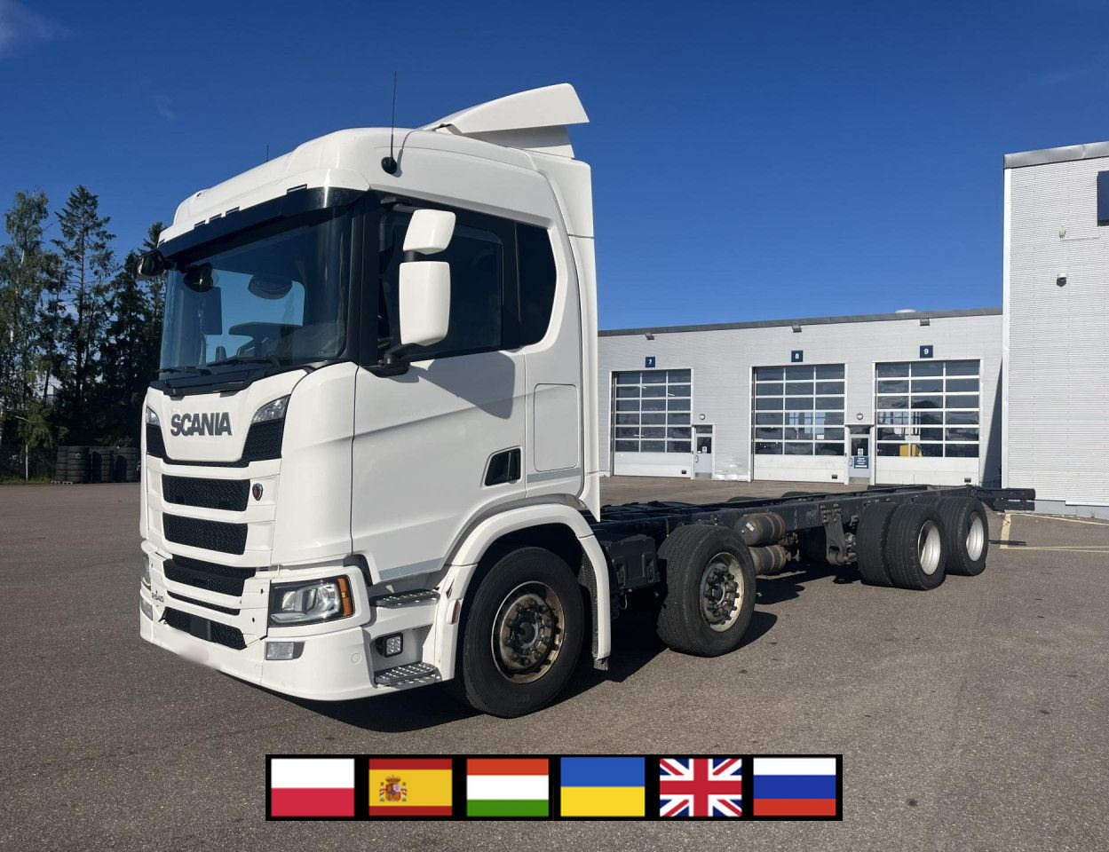 SCANIA R 540 B8x4NB / Truck chassis / Sleeper cab - Грузовик-шасси: фото 1 SCANIA R 540 B8x4NB / Truck chassis / Sleeper cab - Грузовик-шасси: фото 1