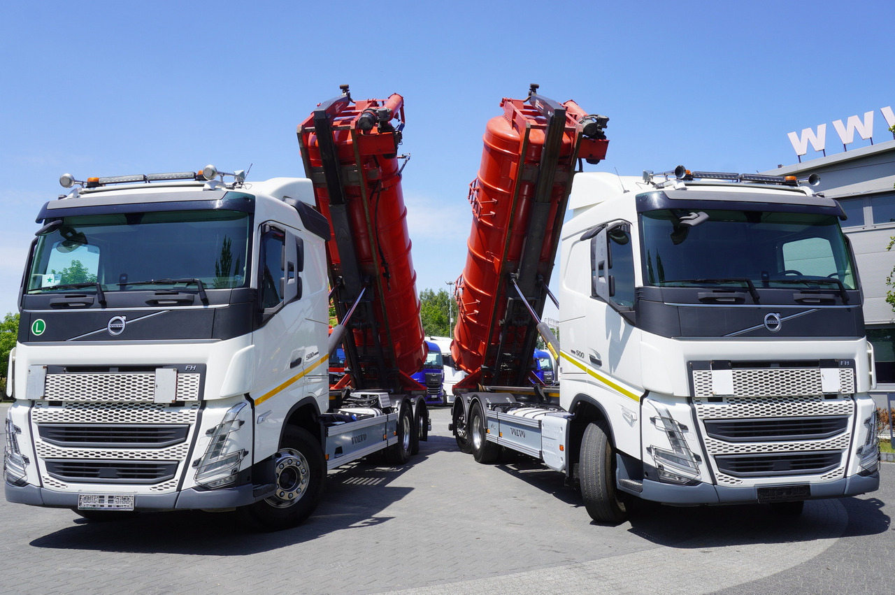 VOLVO Volvo FH 500 / Septic barrel 13000 l / Hook lift 21 t / 2022 / 3rd axle steered / 2 units - Цистерна для жидкого навоза: фото 2 VOLVO Volvo FH 500 / Septic barrel 13000 l / Hook lift 21 t / 2022 / 3rd axle steered / 2 units - Цистерна для жидкого навоза: фото 2