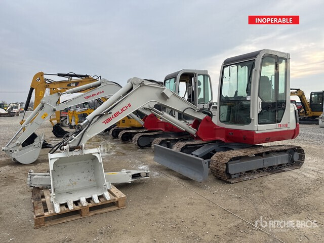 2012 Takeuchi TB150C (Inoperable) Mini Excavator: <6.6t - Мини-экскаватор: фото 2 2012 Takeuchi TB150C (Inoperable) Mini Excavator: <6.6t - Мини-экскаватор: фото 2