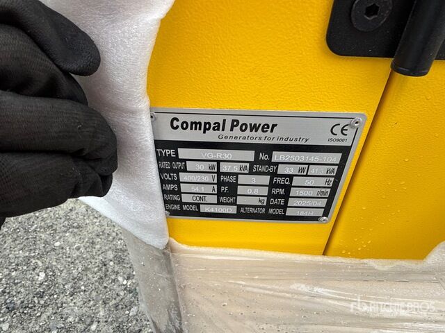 2025 Compal VG-R30 30 kW (Unused) Generator Set - Электрогенератор: фото 5 2025 Compal VG-R30 30 kW (Unused) Generator Set - Электрогенератор: фото 5