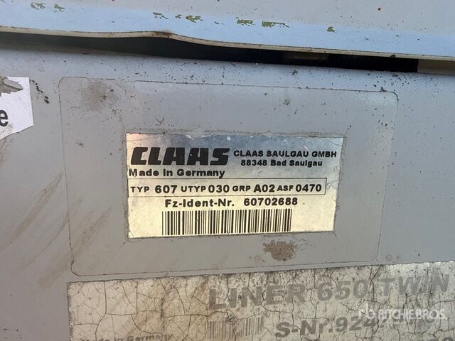 Claas Liner 650 Hay Rake - Сеноворошилка: фото 5 Claas Liner 650 Hay Rake - Сеноворошилка: фото 5
