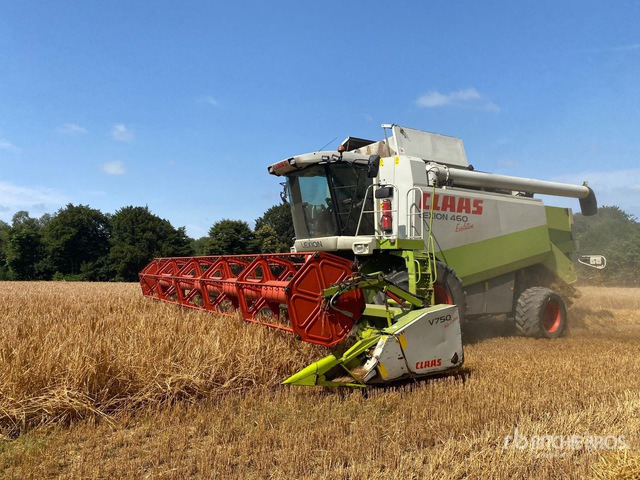 2003 Claas Lexion 460 Evolution Caterpillar C9 engine, with hea ... Combine Harvester - Косилка-измельчитель/ Мульчер: фото 1 2003 Claas Lexion 460 Evolution Caterpillar C9 engine, with hea ... Combine Harvester - Косилка-измельчитель/ Мульчер: фото 1