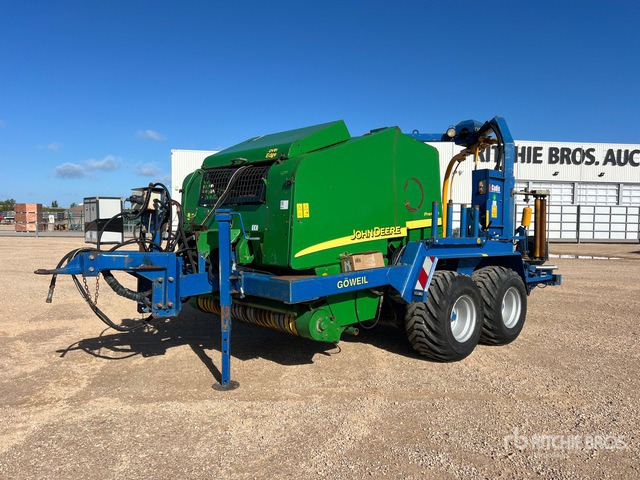 2007 John Deere 578 Enrubanneuse Combination Baler Wrapper - Пресс-подборщик рулонный, Обмотчик рулонов: фото 1 2007 John Deere 578 Enrubanneuse Combination Baler Wrapper - Пресс-подборщик рулонный, Обмотчик рулонов: фото 1