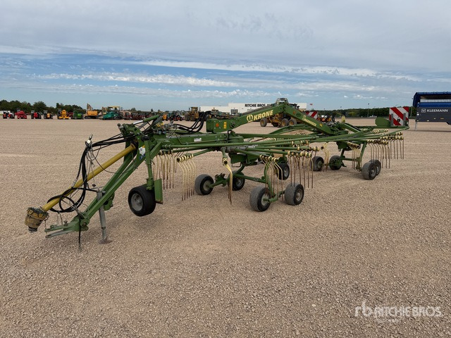 2012 Krone Swadro 710/26T 7.10 m 2 Rotor Andaineur Hay Rake - Сеноворошилка: фото 1 2012 Krone Swadro 710/26T 7.10 m 2 Rotor Andaineur Hay Rake - Сеноворошилка: фото 1
