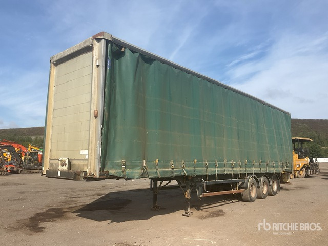 Косилка-измельчитель/ Мульчер 2000 Crane Fruehauf PJDSA3 13.4 m Tri/A Curtain Side Trailer: фото 1