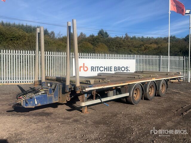 2017 SDC 24 ton 8 m Tri/A Drawbar Flatbed Trailer - Прицеп бортовой/ Платформа: фото 1 2017 SDC 24 ton 8 m Tri/A Drawbar Flatbed Trailer - Прицеп бортовой/ Платформа: фото 1