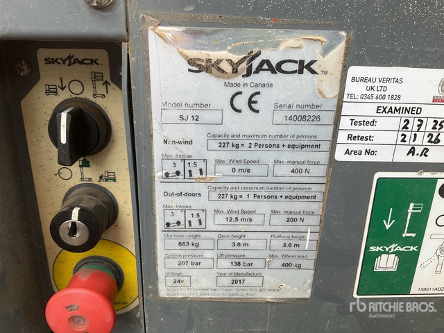2017 Skyjack SJ12 Vertical Mast Lift - Вертикальный мачтовый подъемник: фото 2 2017 Skyjack SJ12 Vertical Mast Lift - Вертикальный мачтовый подъемник: фото 2