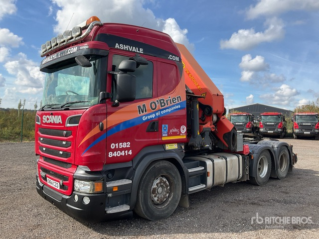 2014 Scania 6x4 Sleeper Truck Tractor w/Crane - Другая техника: фото 1 2014 Scania 6x4 Sleeper Truck Tractor w/Crane - Другая техника: фото 1