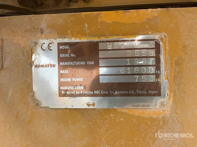 1997 Komatsu HD785-3 Haul Truck - Карьерный самосвал: фото 5 1997 Komatsu HD785-3 Haul Truck - Карьерный самосвал: фото 5