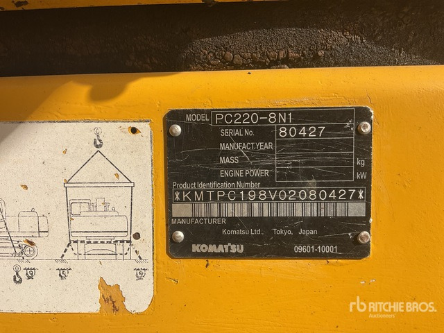 2010 Komatsu PC220-8N1 - Гусеничный экскаватор: фото 1 2010 Komatsu PC220-8N1 - Гусеничный экскаватор: фото 1