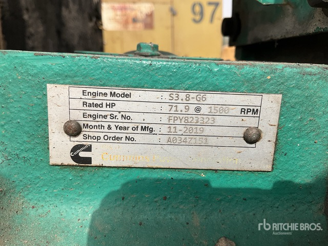 2014 Cummins ECP 32-2L4 60 kVA Skid-Mounted (Inoperable) Generator Set - Электрогенератор: фото 4 2014 Cummins ECP 32-2L4 60 kVA Skid-Mounted (Inoperable) Generator Set - Электрогенератор: фото 4