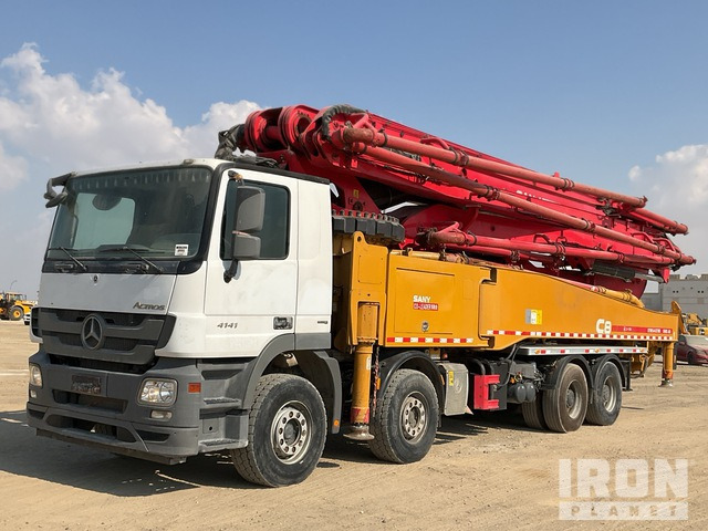 2019 Mercedes-Benz Actros 4141 2019 Sany SYM5443THB 56 m on 8x ... Concrete Pump Truck - Автобетононасос: фото 1 2019 Mercedes-Benz Actros 4141 2019 Sany SYM5443THB 56 m on 8x ... Concrete Pump Truck - Автобетононасос: фото 1