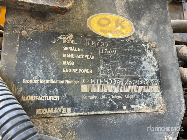 Komatsu HM400-1 Articulated Dump Truck - Сочленённый самосвал: фото 1 Komatsu HM400-1 Articulated Dump Truck - Сочленённый самосвал: фото 1