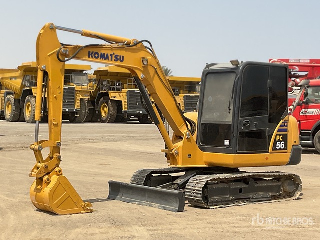 Komatsu PC56-7 Mini Excavator: <6.6t - Мини-экскаватор: фото 1 Komatsu PC56-7 Mini Excavator: <6.6t - Мини-экскаватор: фото 1