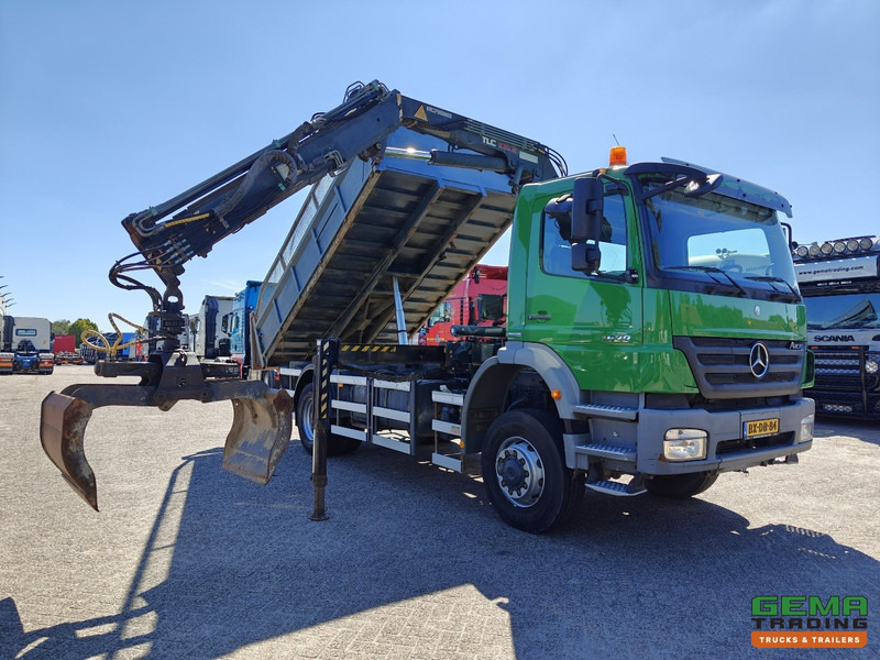 Mercedes-Benz AXOR 1829 AK 4x4 Dagcab Euro5 - Kipper + Terex 105.2 - RadioGrafisch - NaafReductie - Самосвал, Автоманипулятор: фото 4 Mercedes-Benz AXOR 1829 AK 4x4 Dagcab Euro5 - Kipper + Terex 105.2 - RadioGrafisch - NaafReductie - Самосвал, Автоманипулятор: фото 4