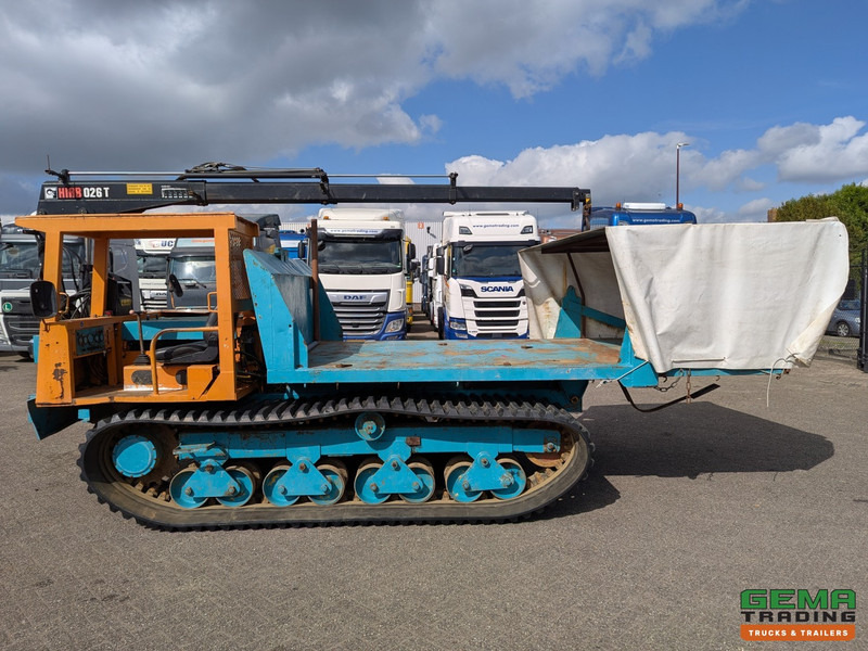 Внедорожный самосвал Morooka MST-1100 Rupsdumper / Werktuigdrager - Platte kiepbak + Hiab 026 T3 Kraan - Komatsu 6Cil: фото 12