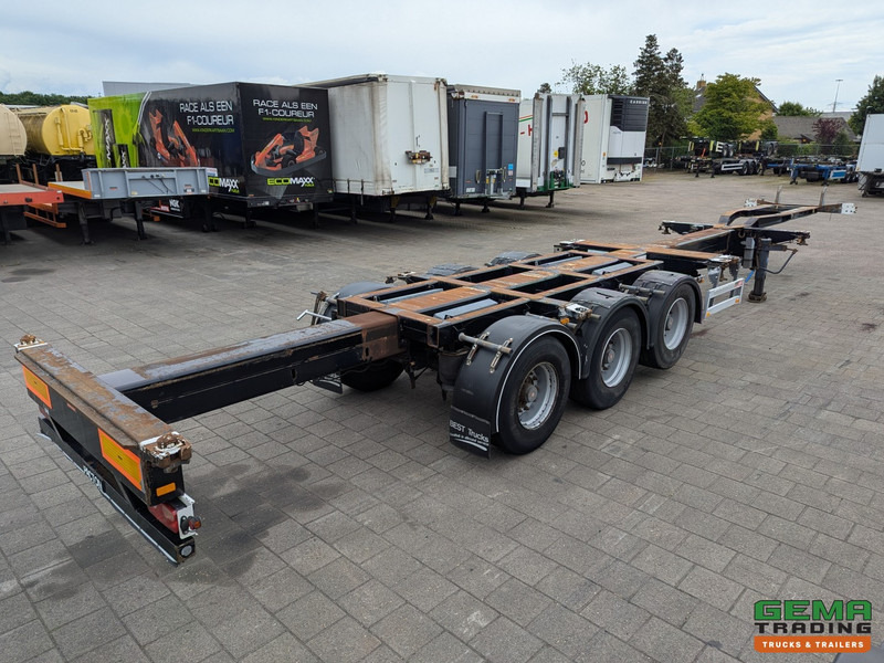 Pacton T3-010 3-Assen SAF - MULTI - Trommelremmen - LiftAs - 3x Uitschuifbaar - 07/2025APK - Полуприцеп-контейнеровоз/ Сменный кузов: фото 1 Pacton T3-010 3-Assen SAF - MULTI - Trommelremmen - LiftAs - 3x Uitschuifbaar - 07/2025APK - Полуприцеп-контейнеровоз/ Сменный кузов: фото 1