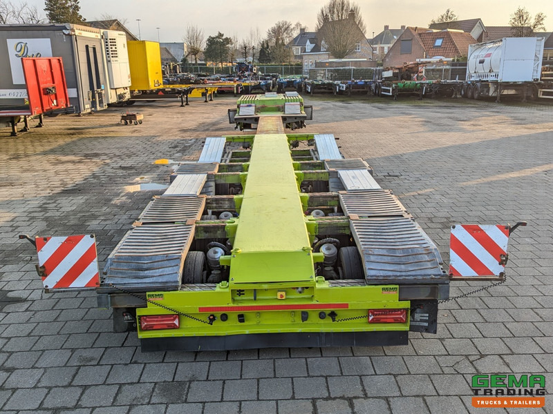 Низкорамный полуприцеп RECKER SAHN TIEFLADER SPEZIAL Dieplader - 3-StuurAssen - Afstandbediening - Uitschuifbaar - HydraulischVerbreedbaar - Wielkuipen -ZZ kenteken: фото 8