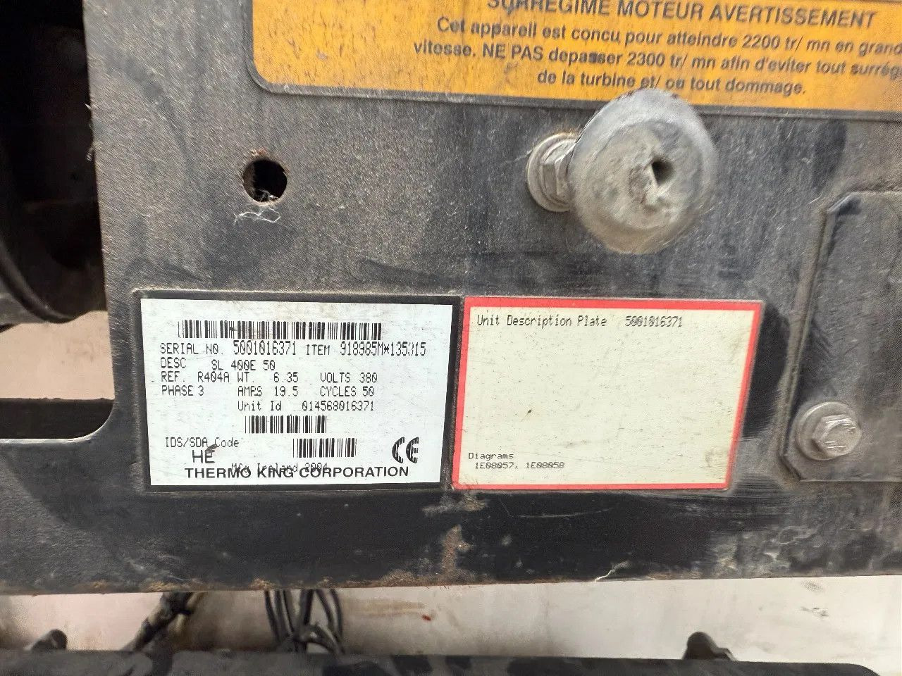 Chereau 3 Axle FRIGO Thermoking SL-400e trailer 7CM Side - Полуприцеп-рефрижератор: фото 5 Chereau 3 Axle FRIGO Thermoking SL-400e trailer 7CM Side - Полуприцеп-рефрижератор: фото 5