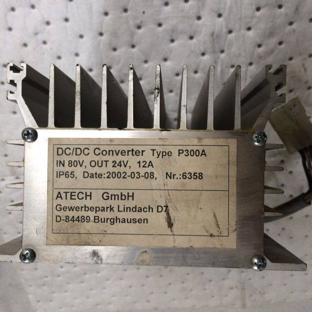 Atech Converter DC/DC 80/24V, 12A - Электрическая система для Погрузочно-разгрузочной техники: фото 3 Atech Converter DC/DC 80/24V, 12A - Электрическая система для Погрузочно-разгрузочной техники: фото 3