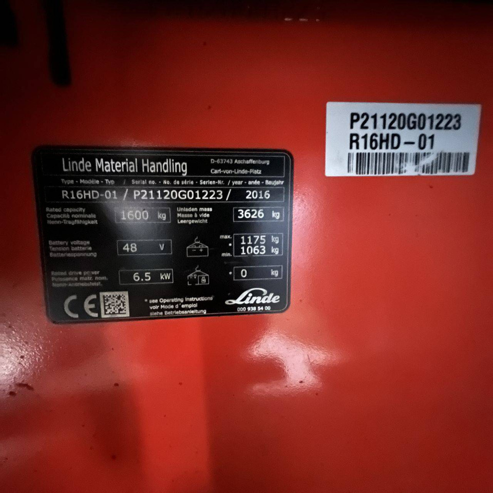 Ричтрак Linde R16HD (1120): фото 10 Ричтрак Linde R16HD (1120): фото 10