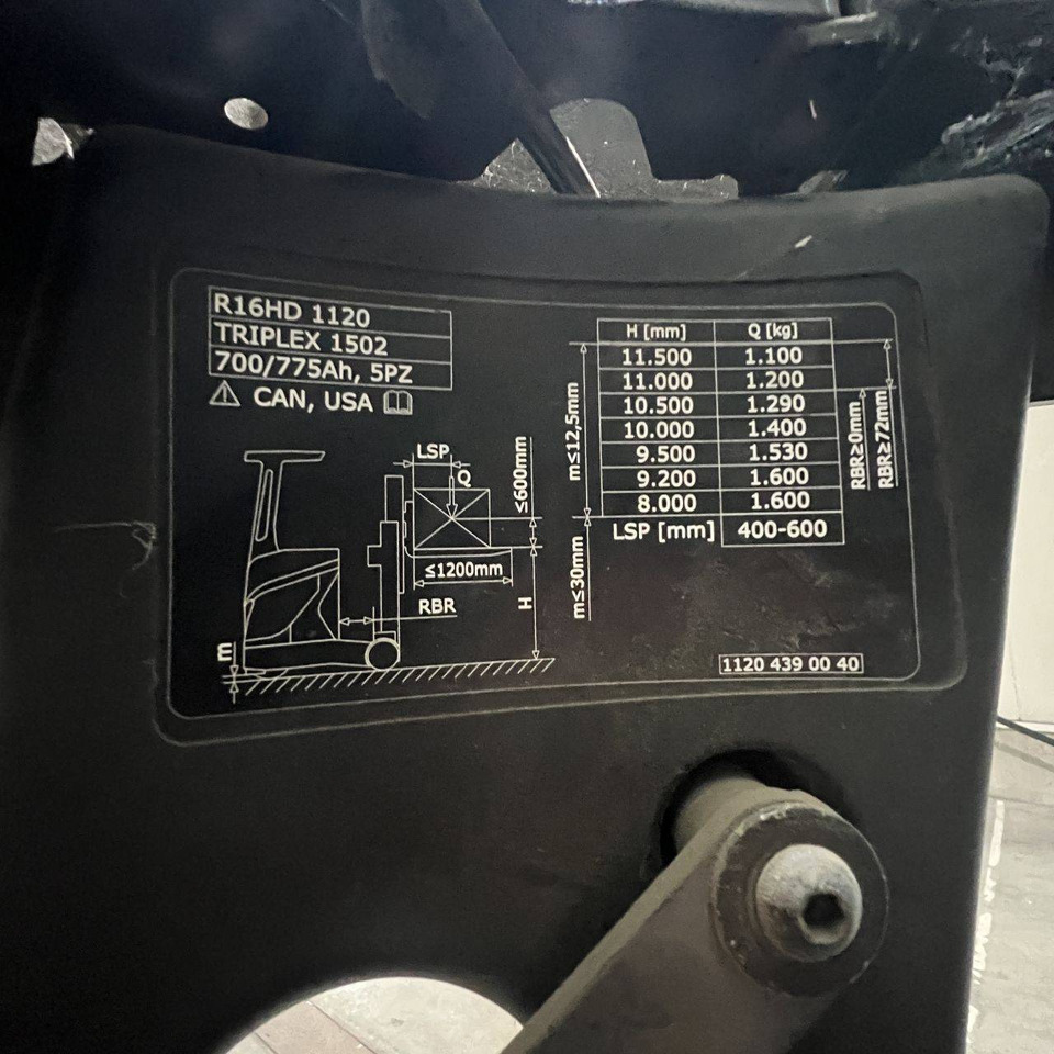 Ричтрак Linde R16HD (1120): фото 9 Ричтрак Linde R16HD (1120): фото 9