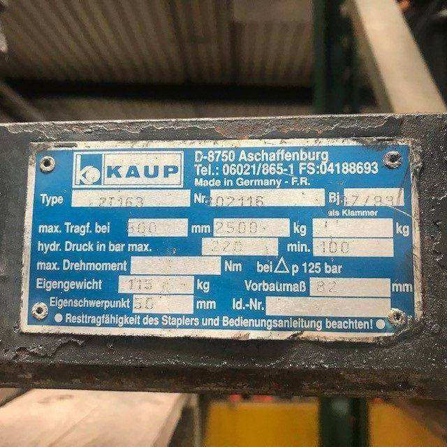 Kaup Fork positoner with sideshift - Навесное оборудование: фото 5 Kaup Fork positoner with sideshift - Навесное оборудование: фото 5