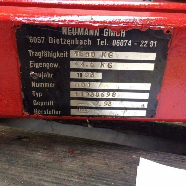 Neumann Battery lifting beam - Навесное оборудование: фото 2 Neumann Battery lifting beam - Навесное оборудование: фото 2