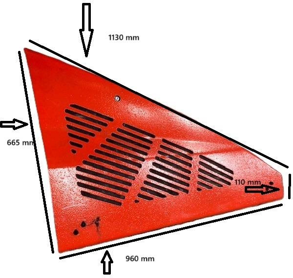 Side panel, right for Linde 394-02 - Кузов и экстерьер для Погрузочно-разгрузочной техники: фото 1 Side panel, right for Linde 394-02 - Кузов и экстерьер для Погрузочно-разгрузочной техники: фото 1